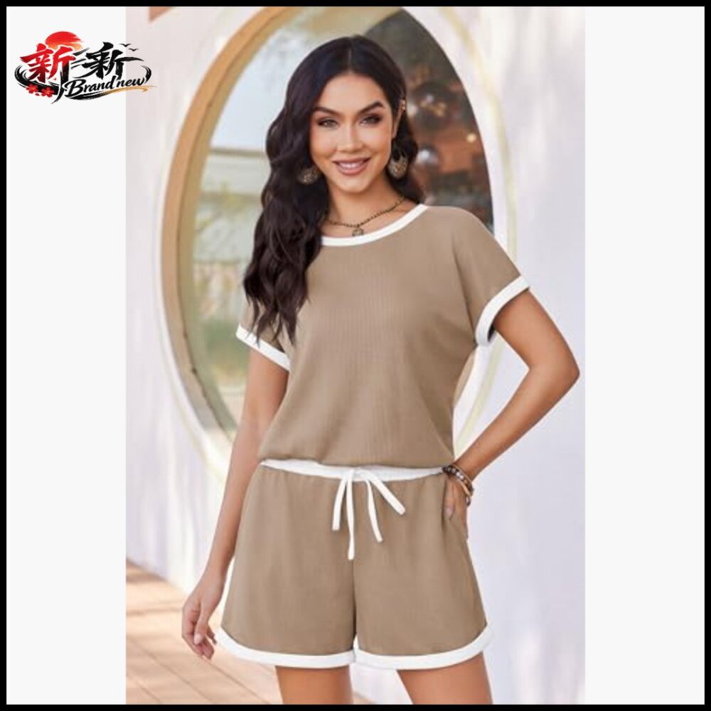 Polyester Waffle Romper with Drawstring Waist, Ca… - image 6